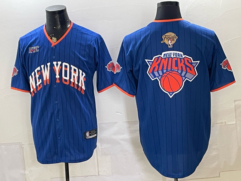 Men New York Knicks blank blue 2026 Nike NBA jersey 071500